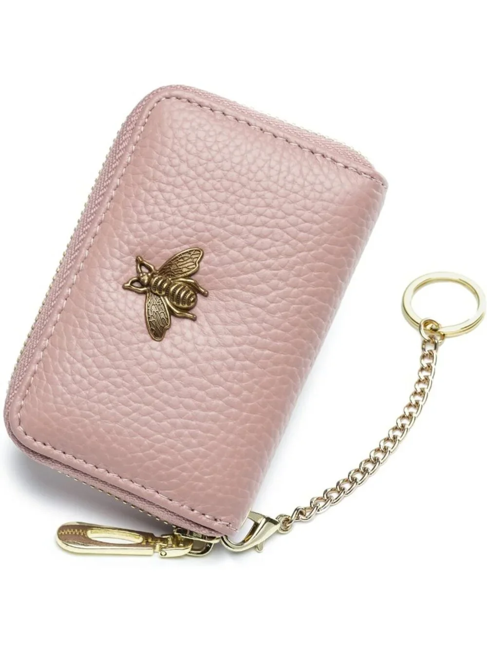 Stylish RFID Small Leather Card Wallet for Women - Secure Credit Card Holder